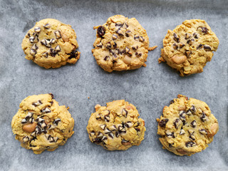 Cookies that are out of the oven