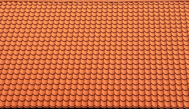 Brown Roof Tile Background
