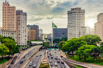 Sao Paulo, Brazil, november 30, 2019. Anhangabau Station. Sao Paulo. Brazil.
