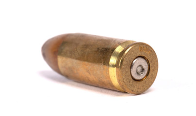 Very old bullet isolated
