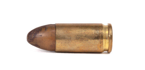 Very old bullet isolated