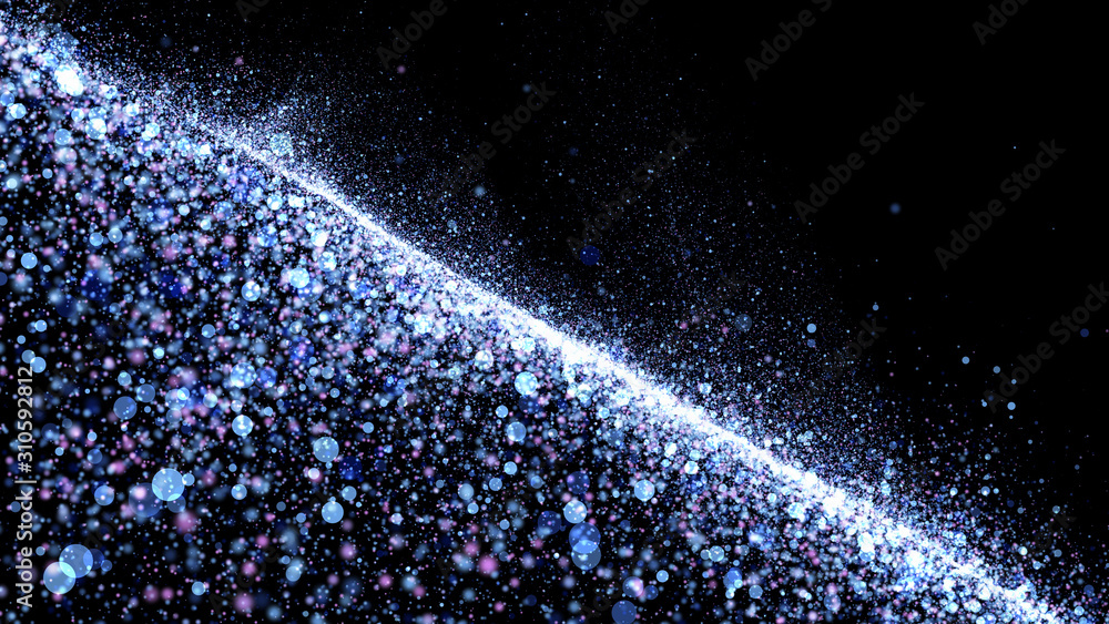 Poster abstract futuristic particle background