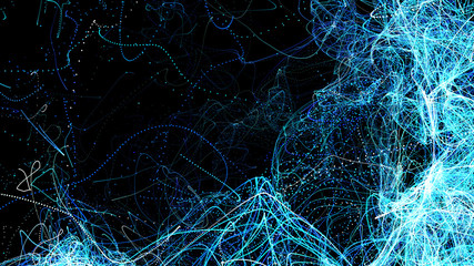 Abstract futuristic particle background