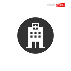 Hospital Icon Design Vector Template