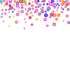 Social media marketing, Communication concept.