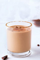 Lassi chocolate indian traditional drink