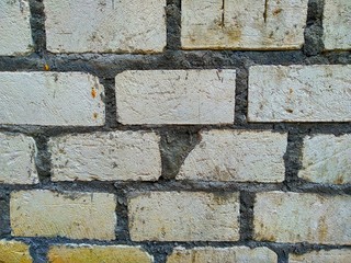 wall of old bricks can be use background wallpaper