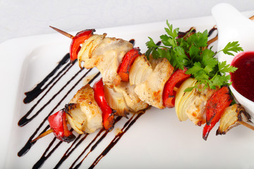 Chicken skewer