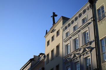 Fototapeta na wymiar Über den Dächern von Passau
