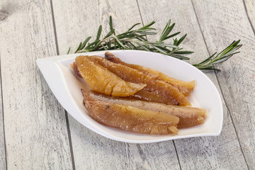 Pickled herring caviar