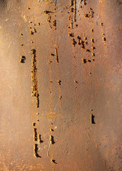 Rusty metal as an abstract background