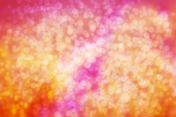 Abstract Blurred Red Orange and Pink Tone Lights boken Background.