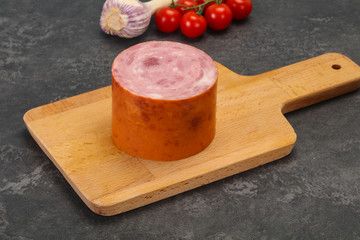 Natural ham made from pork