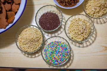 bowl of cereal and sparkles