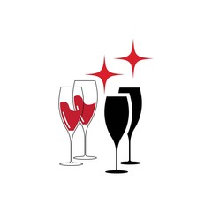 Wine icon Vector Illustration design Logo