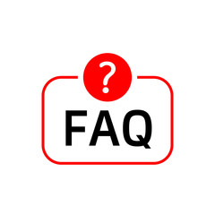 FAQ, frequently asked questions, help symbol. Modern, simple flat vector illustration vector icon. Elements for mobile concepts and web apps.