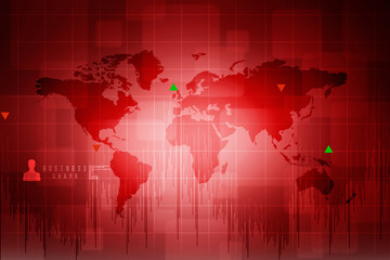 Obraz premium 2d rendering Stock market online business concept. business Graph 