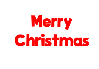 Fototapeta na wymiar Merry Christmas lettering calligraphy. Merry Christmas text label design