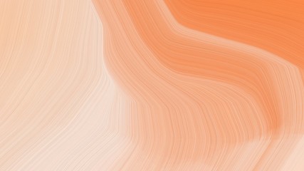 simple colorful contemporary waves design with burly wood, baby pink and coral color