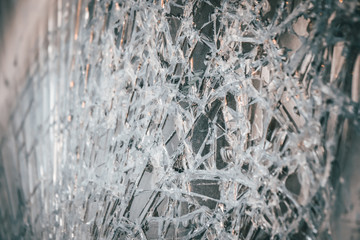 Broken mirror on Vintage tone.