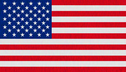 american flag of united states of america