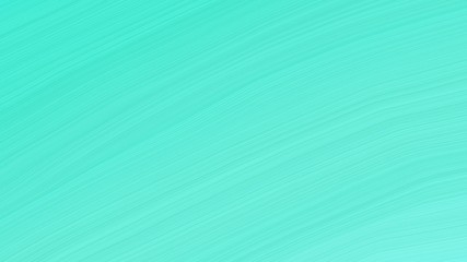 simple colorful contemporary waves design with aqua marine, turquoise and medium turquoise color