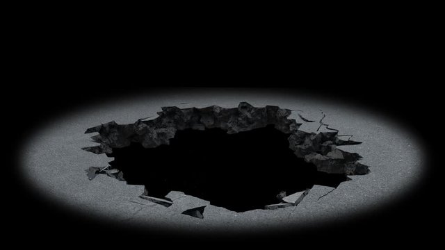 Ground Collapse with Alpha Channel