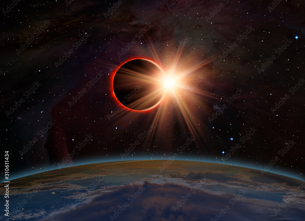 Poster solar eclipse 