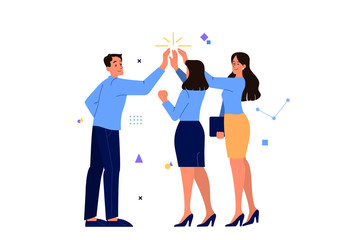 Business teamwork concept. Idea of partnership, creative solution and success.