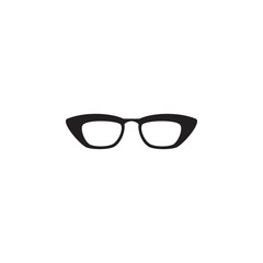 Fototapeta premium Eyeglasses vector icon. Filled flat sign for mobile concept and web design. Eyeglasses glyph icon. Symbol, logo illustration. Vector graphics.