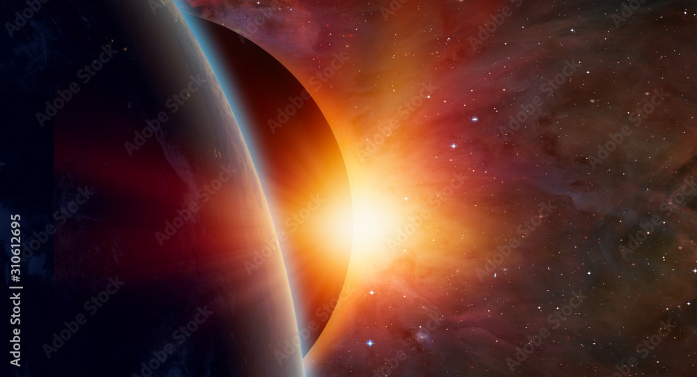 Aufkleber solar eclipse 