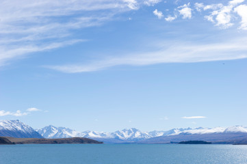 Lake Tekapo and mountain view, New Zealand
