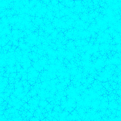 Hand Drawn blue Snowflakes Christmas Seamless Patt