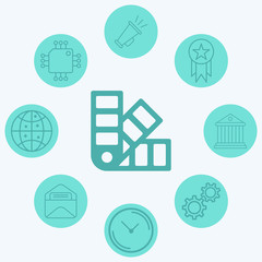 Pantone vector icon sign symbol