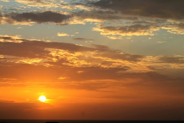 Fototapeta premium sunset over the sea
