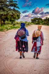 bushman old woman