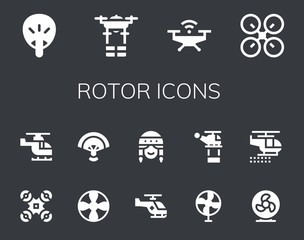 rotor icon set