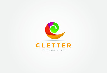 Letter C Logo. C Letter Design Vector template.