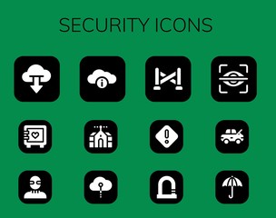 security icon set