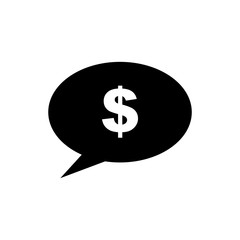 bubble speech - communication icon vector design template