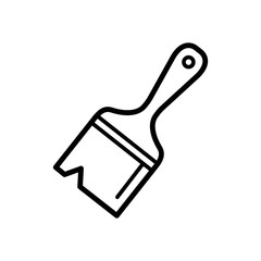 paint brush icon vector design template