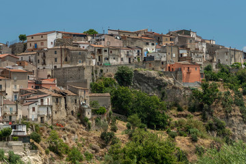 Fototapeta na wymiar Tarsia, old town in Cosenza province, Calabria