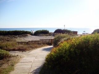sea and blue sky in mallorca spain