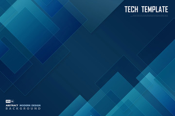 Abstract blue tech design of minimal presentation background. illustration vector eps10