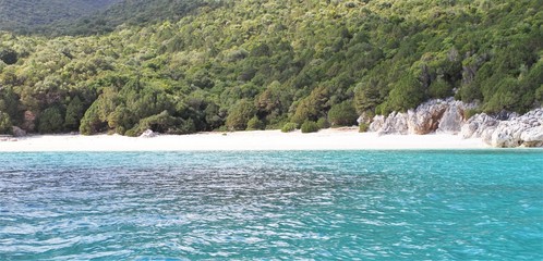 Koutsoupia secluded beach in Kefalonia Greece