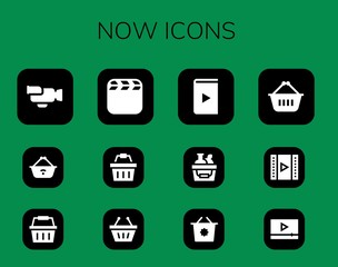 now icon set