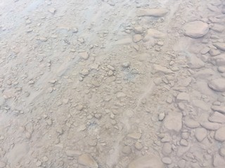 stones under water view.