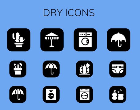 Dry Icon Set