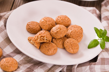 Amaretti cookies.