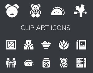 clip art icon set